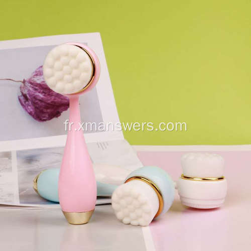 Brosse faciale en silicone souple de vente chaude